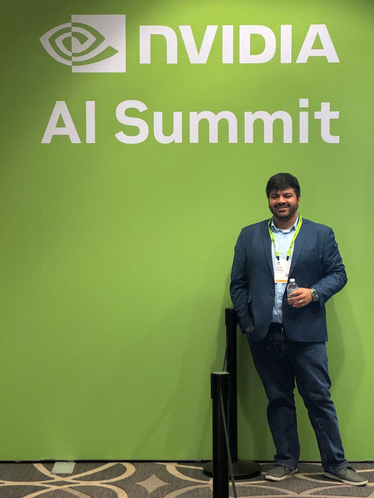 Zohaib Khawaja at NVIDIA AI Summit